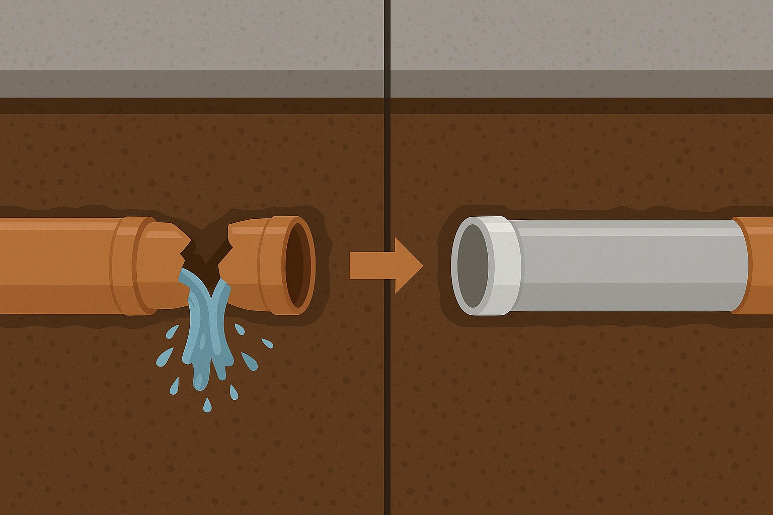 Επισκευή σωλήνων αποχέτευσης χωρίς σκάψιμο
